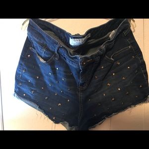 Studded shorts